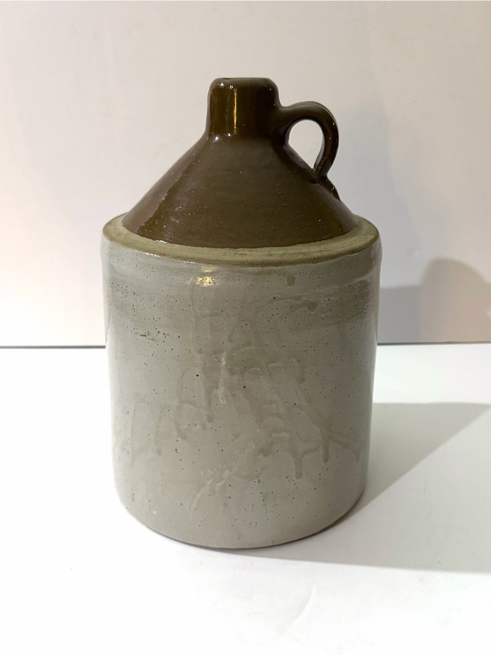 Antique/Vintage Stoneware Whiskey Jug 1950s, PA 11”H